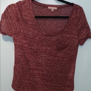 Maroon t-shirt!